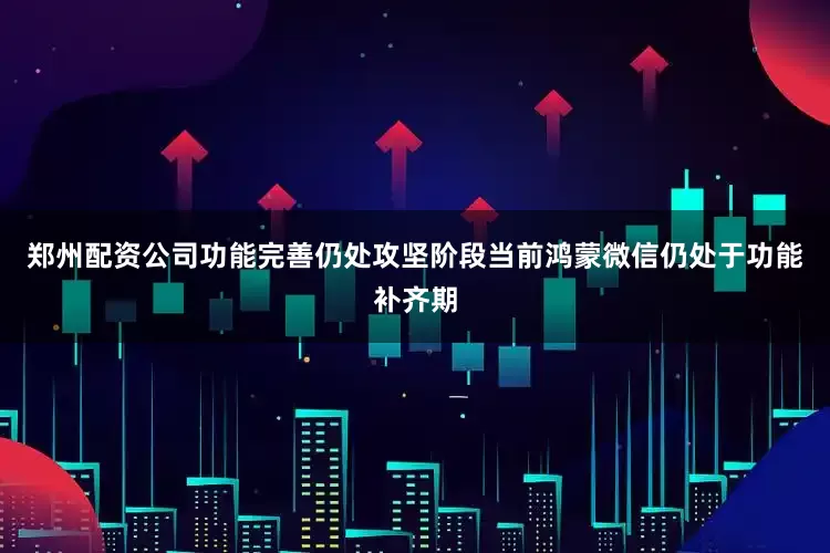 郑州配资公司功能完善仍处攻坚阶段当前鸿蒙微信仍处于功能补齐期