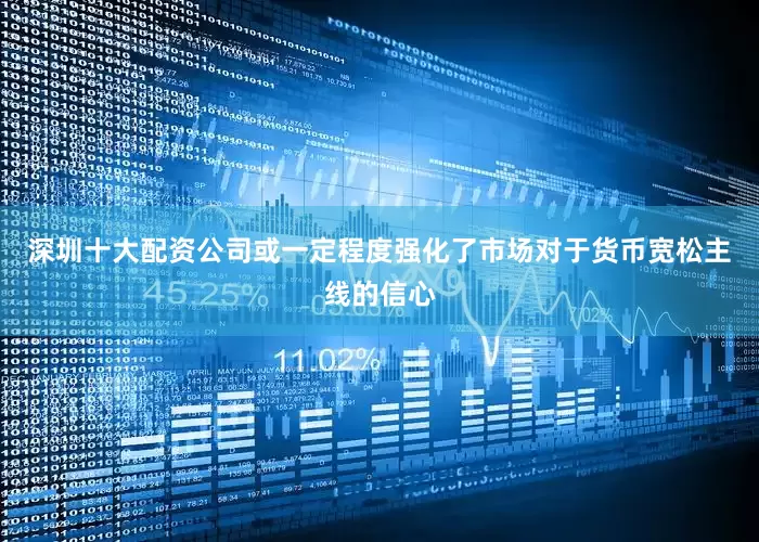 深圳十大配资公司或一定程度强化了市场对于货币宽松主线的信心