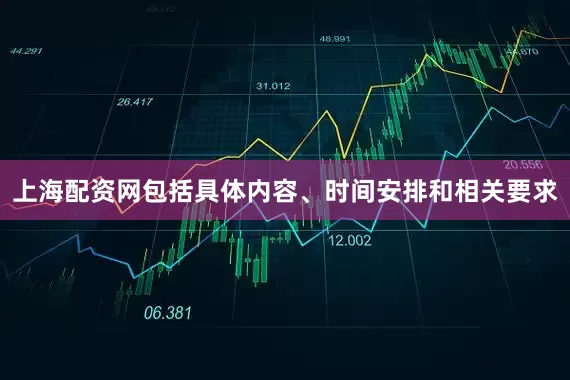 上海配资网包括具体内容、时间安排和相关要求